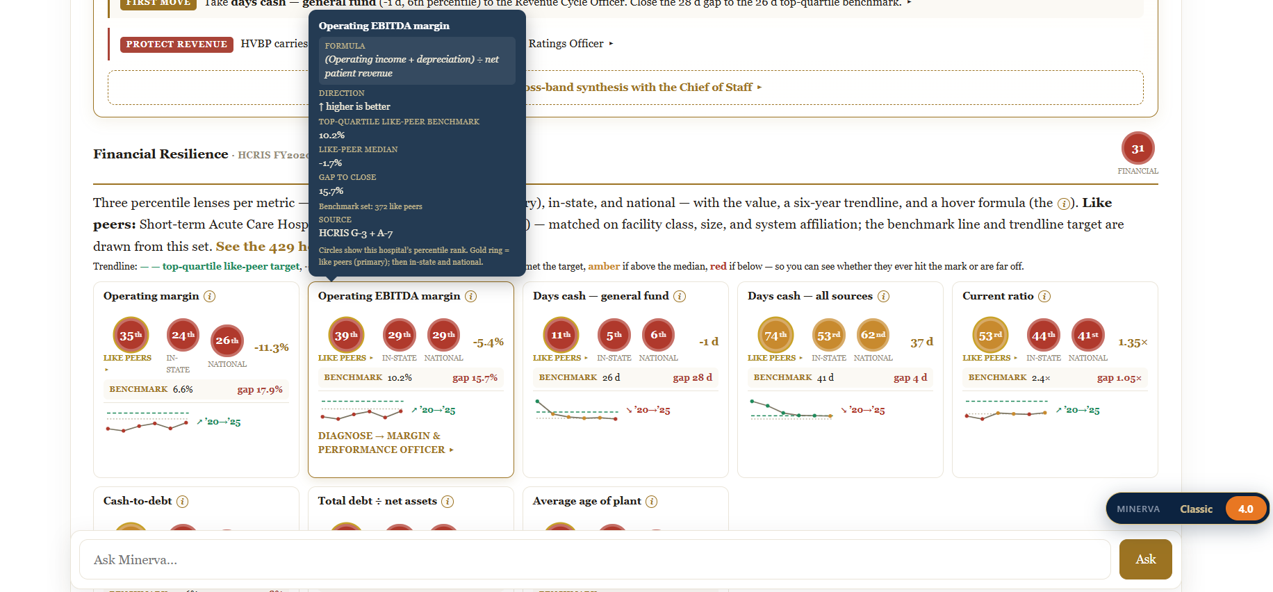 MinervaAI financial resilience view